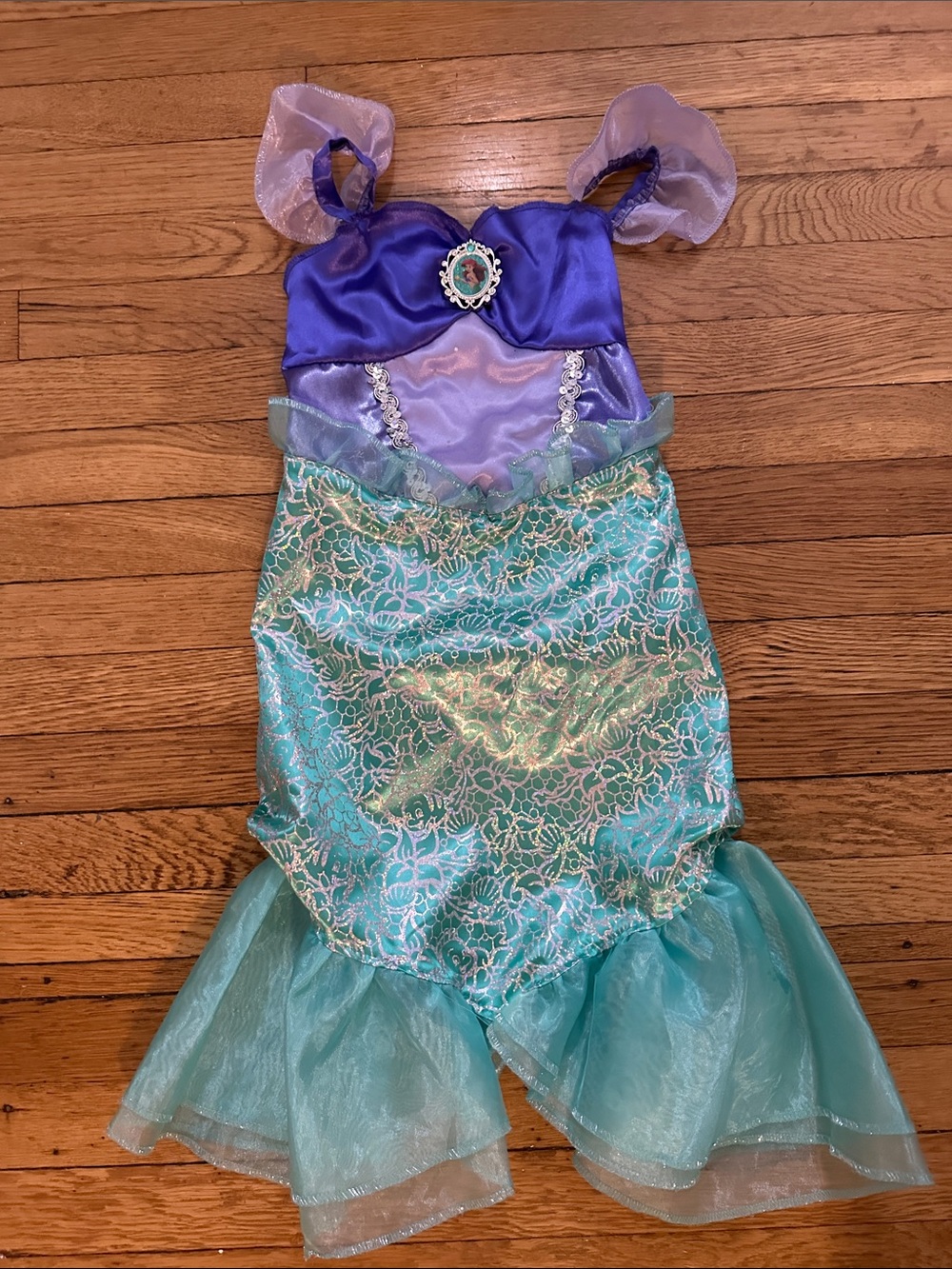 Disney Purple and Aqua Ariel Mermaid Dress Costume
